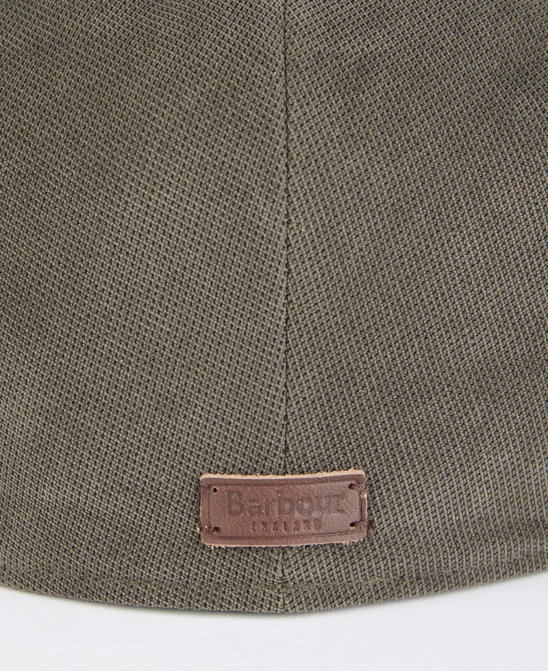 Barbour Beaufort Waterproof Flat Cap in Olive-3